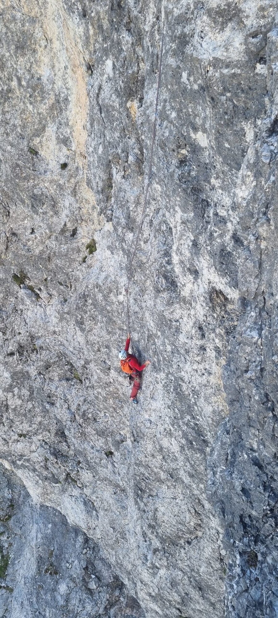 Climbing route photograph