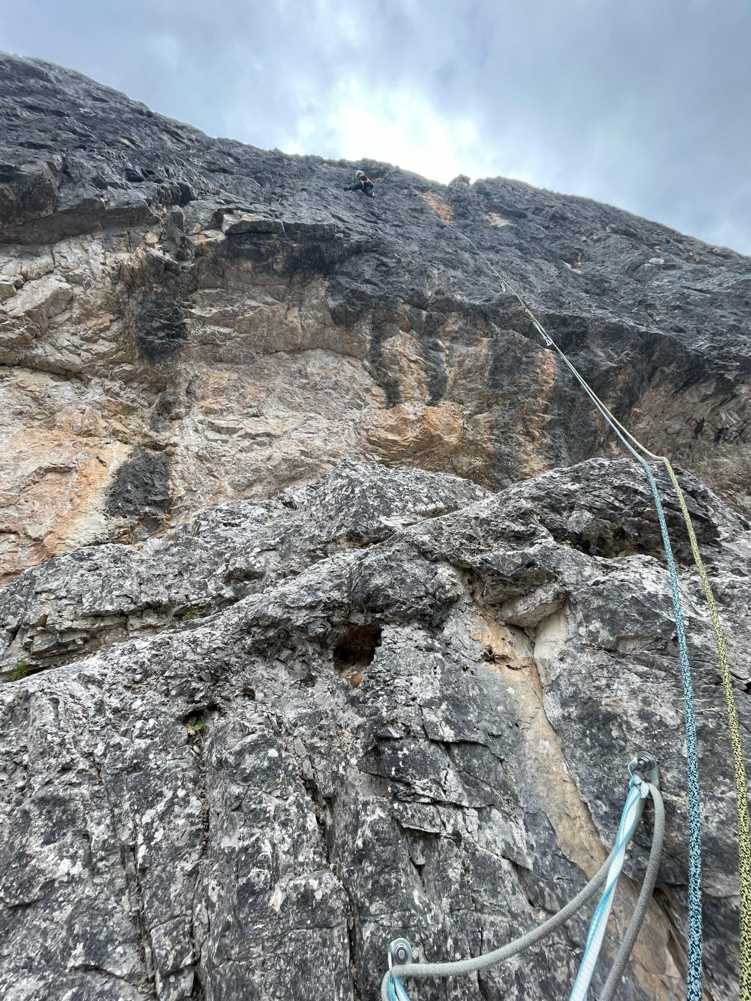 Climbing route photograph